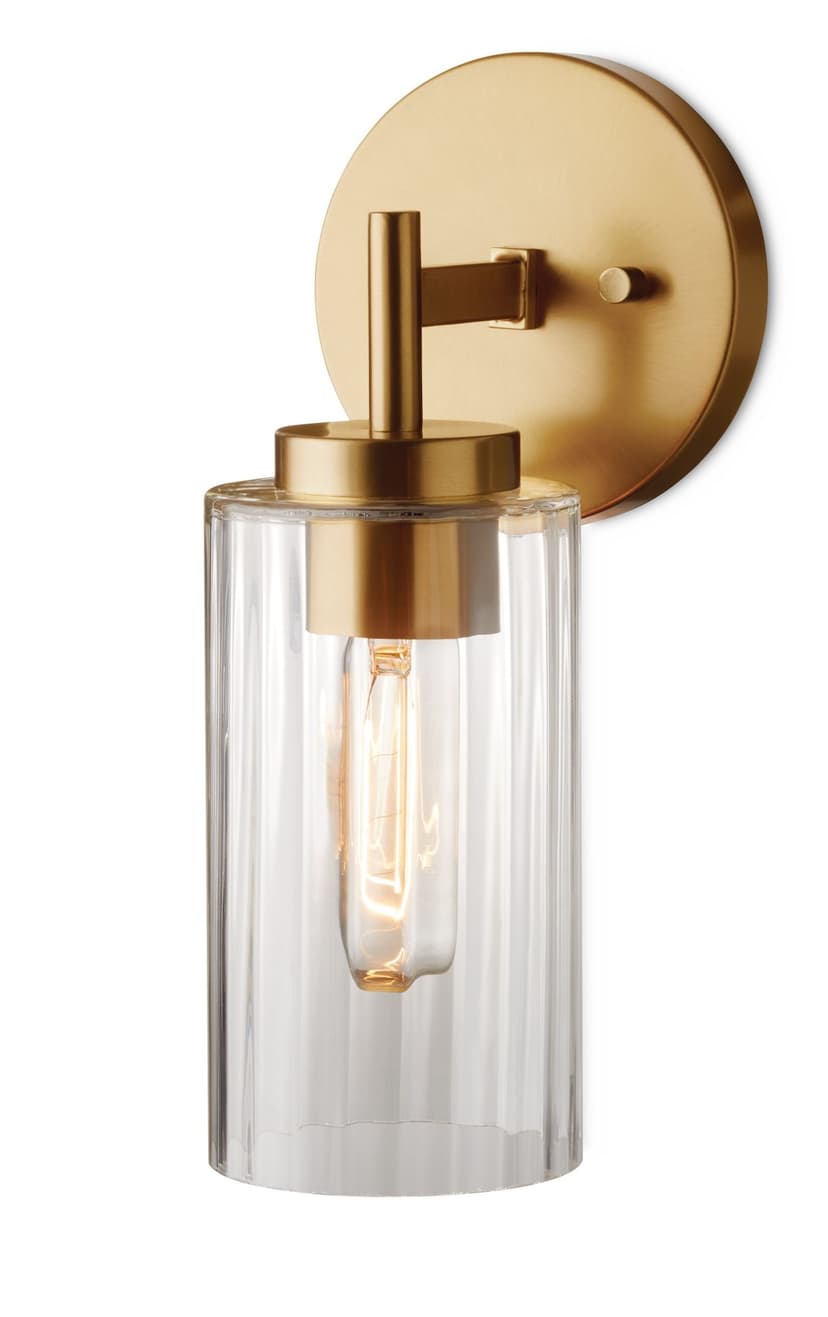 CANVAS Owen 1-Light Wall Sconce, Gold Finish
