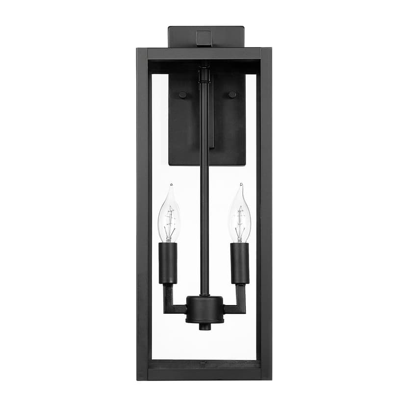 NOMA Hemingway Outdoor Wall Sconce, 19.2-in, Matte Black