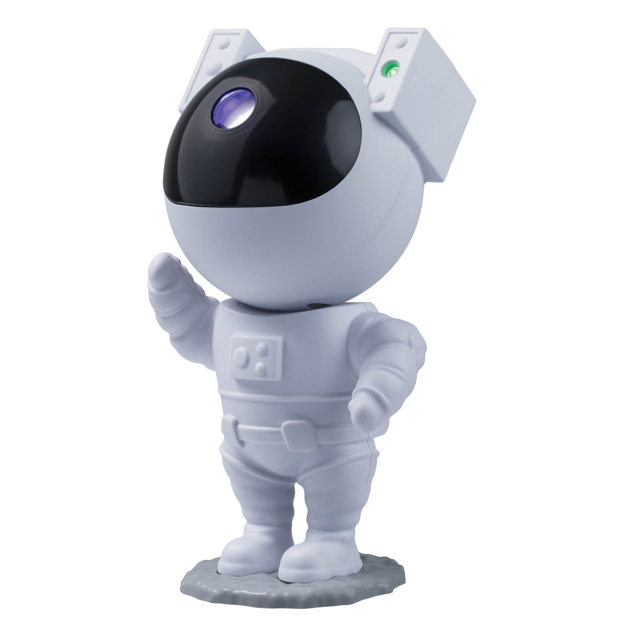 West & Arrow USB-Powered LED Astronaut Galaxy Laser Projector with Remote, White