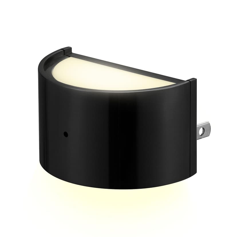 CANVAS Dusk to Dawn LED Night Light, Black