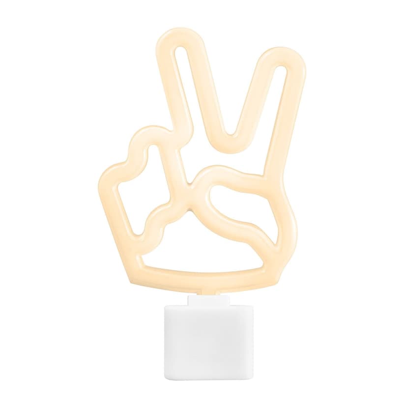 For Living Dusk to Dawn Peace Sign LED Night Light
