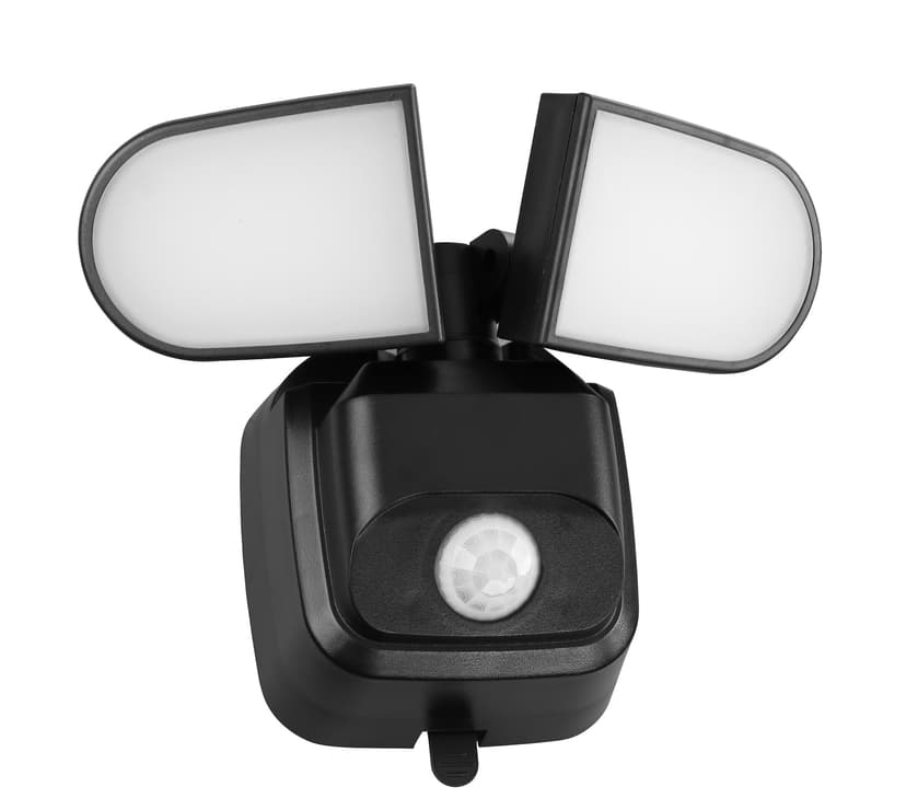 NOMA Battery Operated Motion Sensor Dual LED Security Light, 600 Lumens, Black