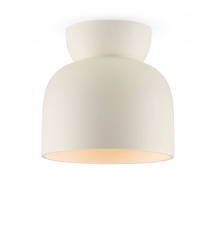 Canvas Priscilla 1-Light Semi Flush Mount Ceramic Shade