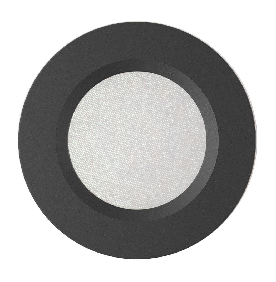 BAZZ 200 Lumens/6W/3000K Matte Black Integrated LED Undercabinet Puck Light Kit, 3-pk
