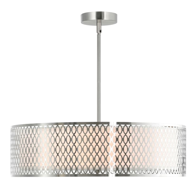 CWI Lighting Mikayla Indoor Chandelier, Satin Nickel