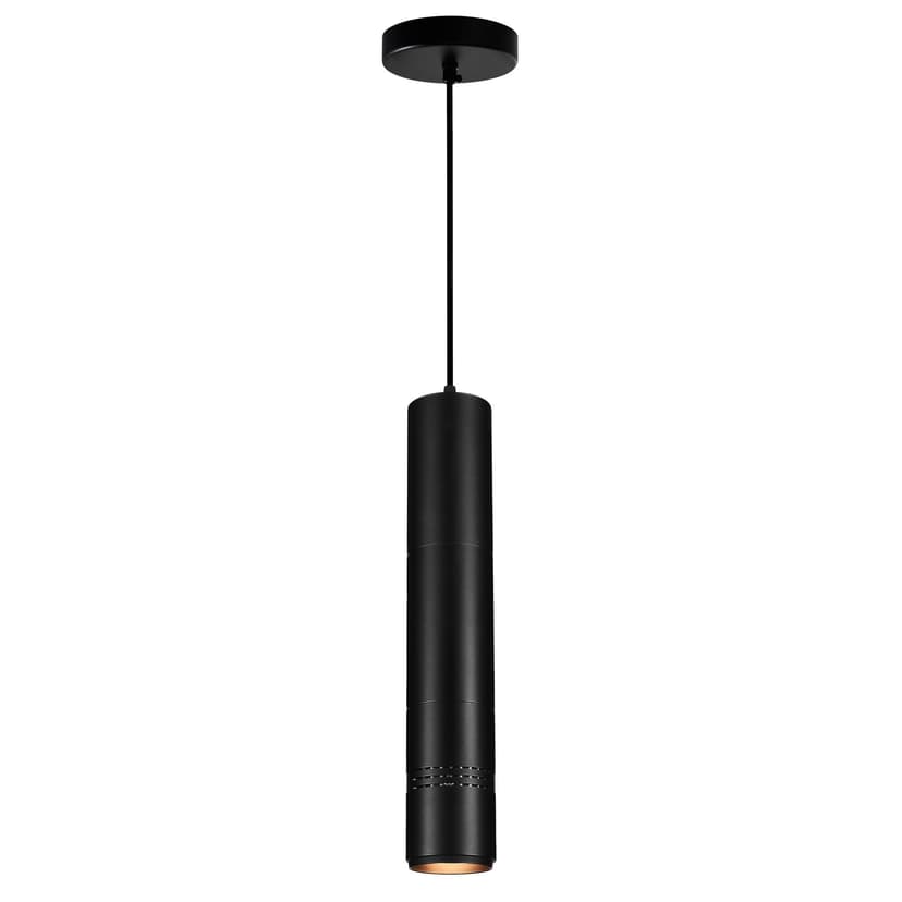 CWI Lighting Stowe LED Black Down Mini Pendant