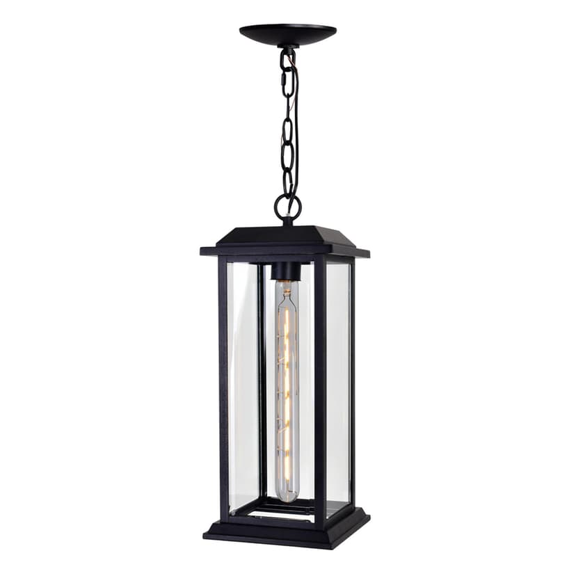 CWI Lighting Blackbridge Black Outdoor Dimmable Pendant