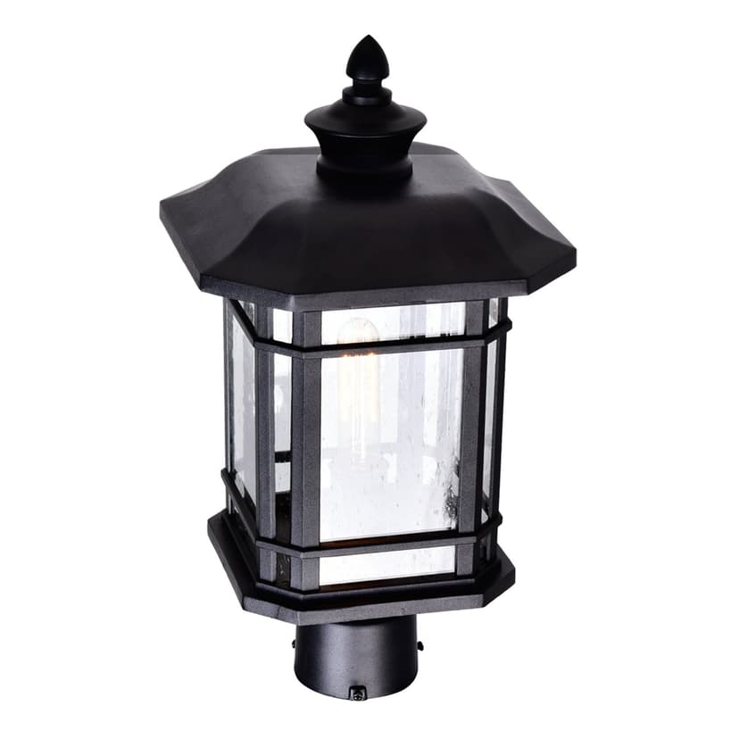 CWI Lighting Blackburn Black Outdoor Dimmable Lantern Head