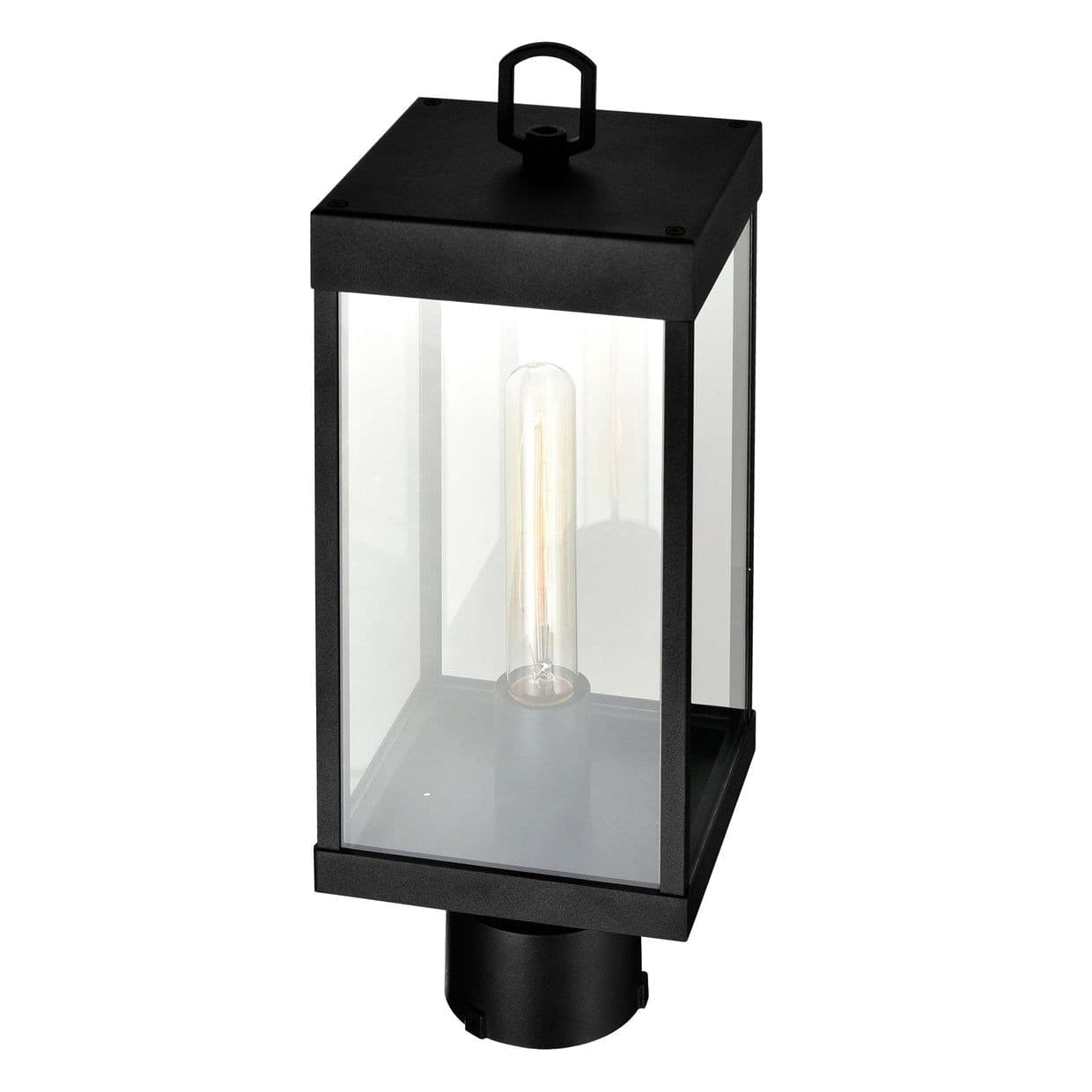 CWI Lighting Windsor Black Outdoor Dimmable Lantern Head