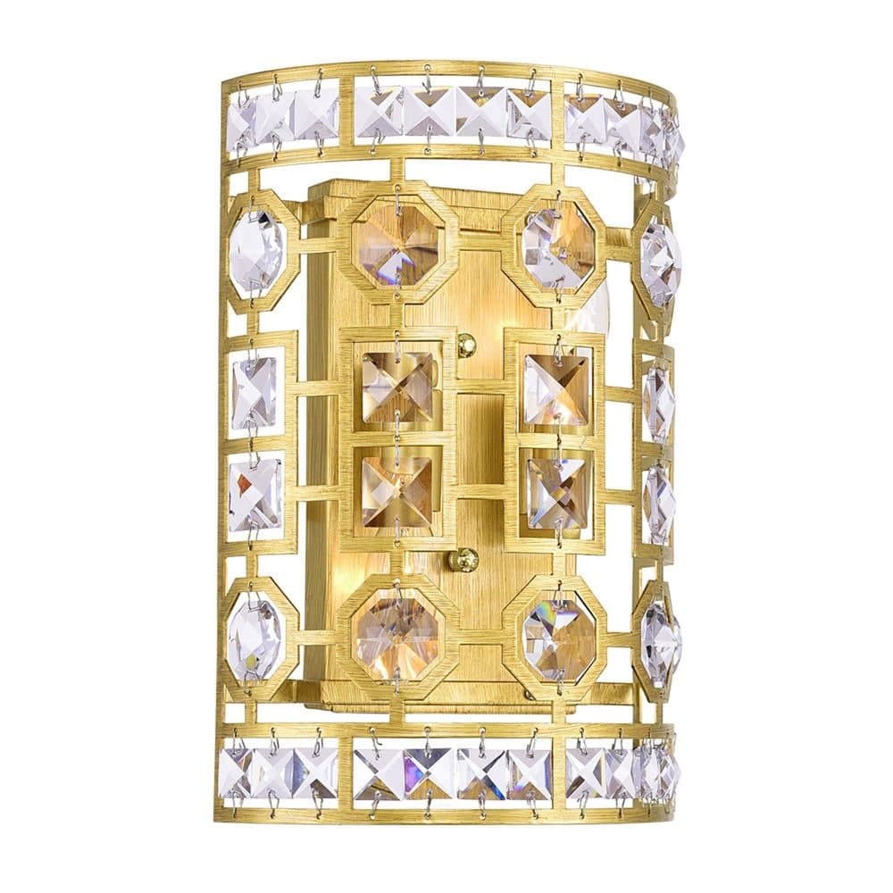 CWI Indoor Lighting Belinda 2-Light Wall Sconce, Champagne Finish
