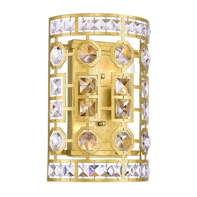 CWI Indoor Lighting Belinda 2-Light Wall Sconce, Champagne Finish