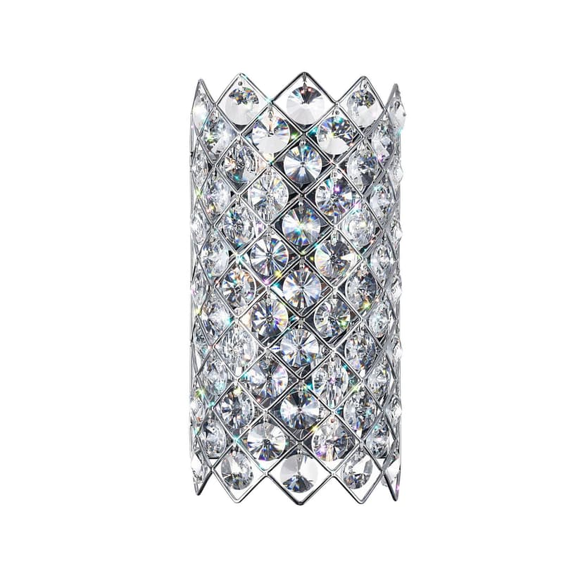 CWI Lighting Chique 4-Light Round Chrome Wall Sconce