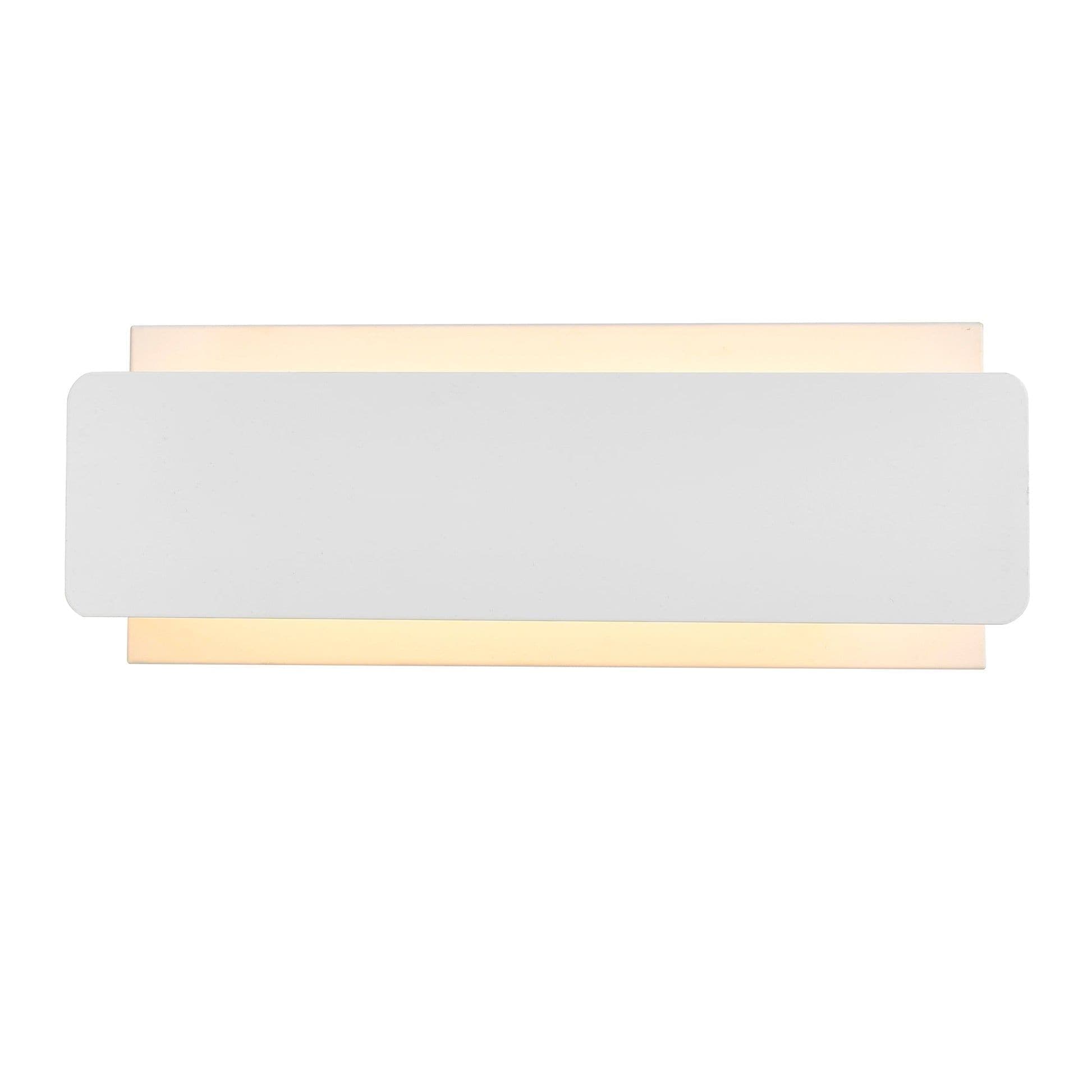 CWI Indoor Lighting Lilliana LED Wall Sconce, 12-in, White Finish
