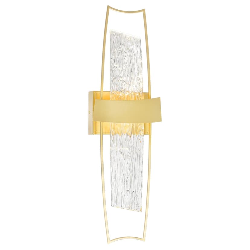 CWI Lighting Guadiana LED Satin Gold Wall Light