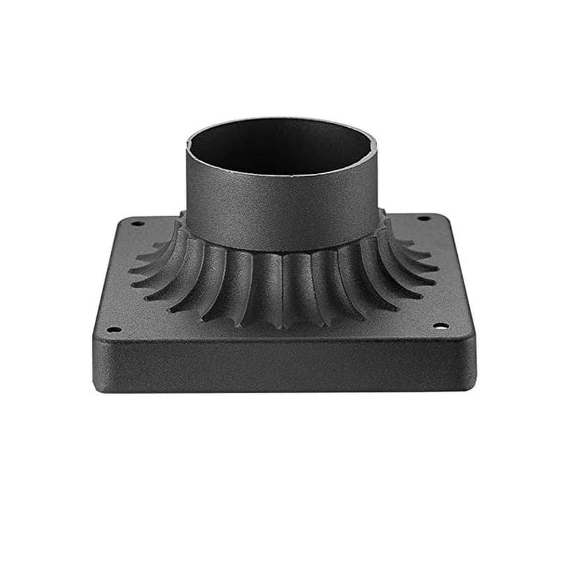 CWI Lighting Granville 3.25-in Black Pier Mount Base