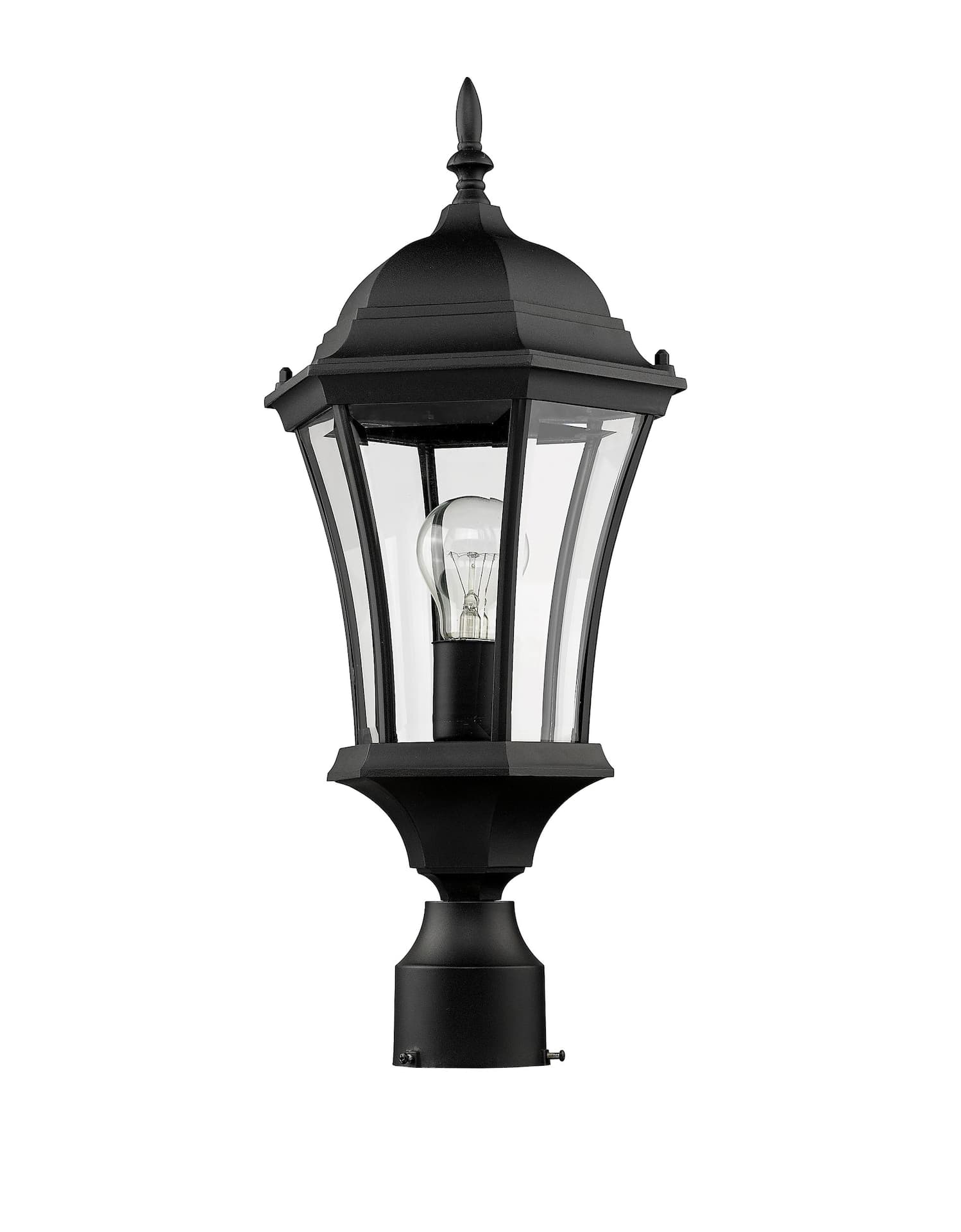 Z-Lite Wakefield Outdoor Post Fixture, 9.5-in, Black