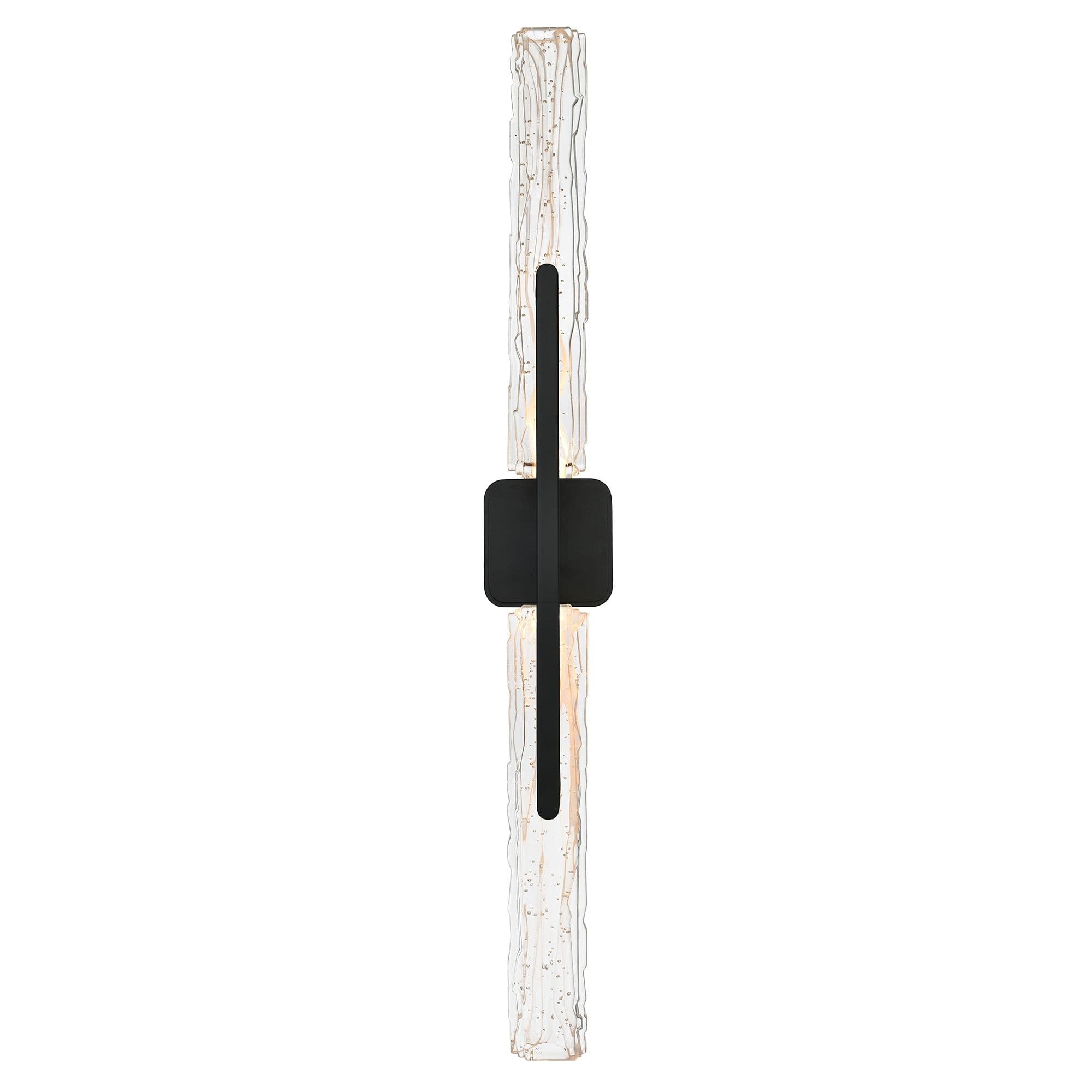 CWI Lighting Curva LED 36in Black Indoor-Outdoor Wall Light