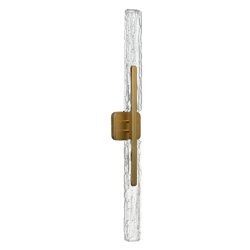 CWI Lighting Curva Integrated LED 36in Brass Vanity Light