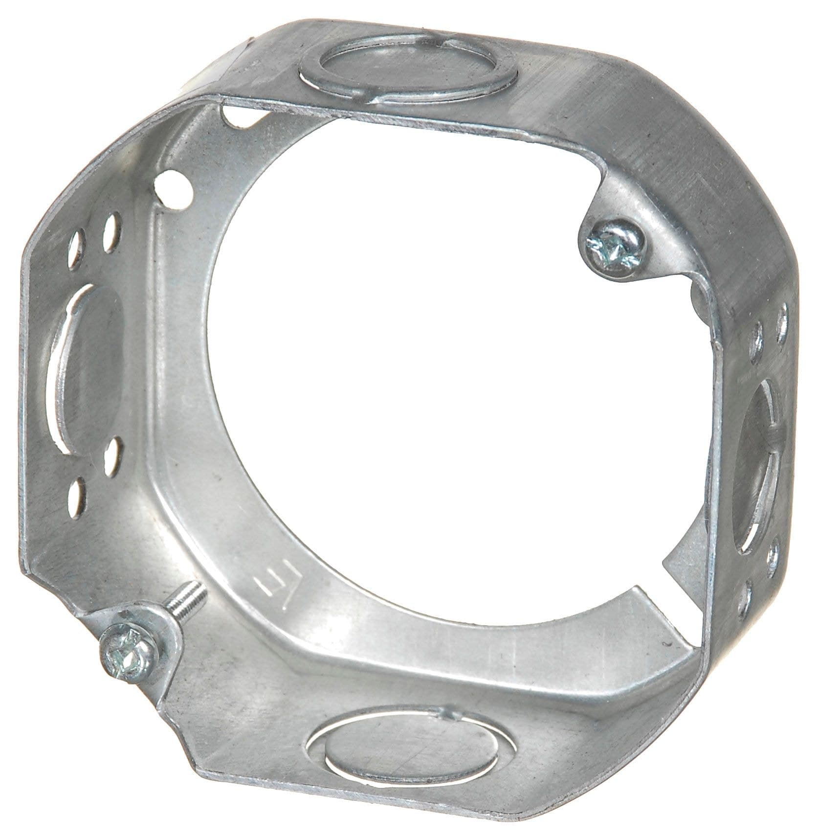 Hubbell 55151KBAR Extension Ring for 4-in Octagon Box with Concentric, 1-1/2-in Deep, 15 Cubic Inches