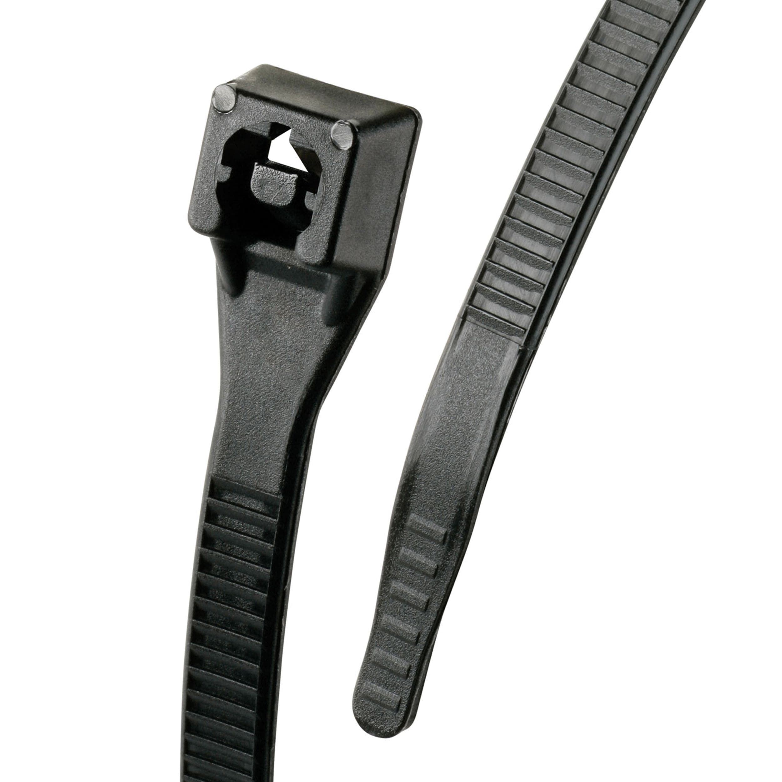 Gardner Bender 46308UVBFZCC Medium Duty UV Resistant Xtreme Cable Ties, Black, 8-in, 100-pk