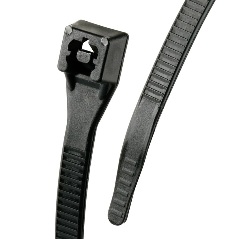 Gardner Bender 46308UVBFZCC Medium Duty UV Resistant Xtreme Cable Ties, Black, 8-in, 100-pk