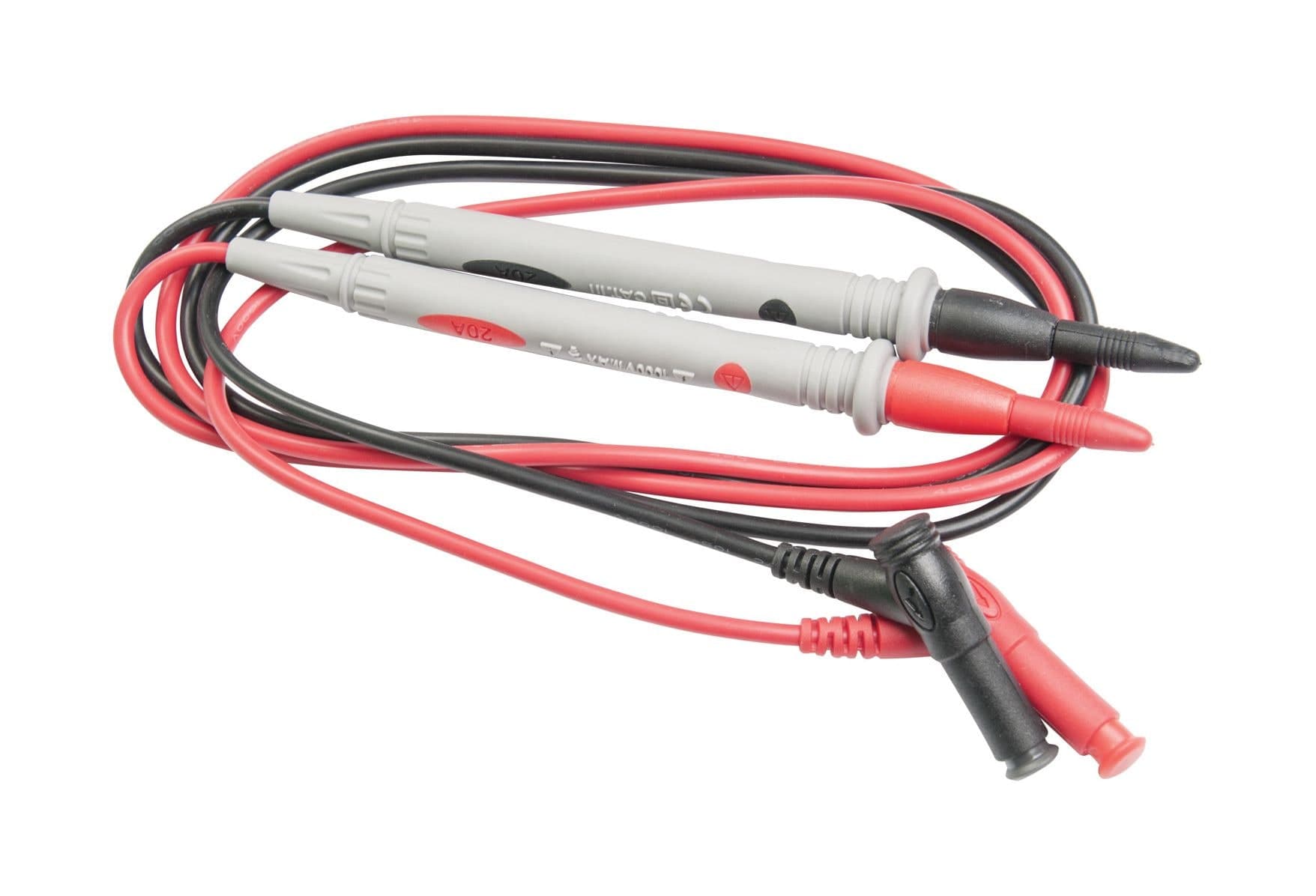 Sperry RTL-600 Heavy Duty Universal Comfort Test Leads, 1 Positive, 1 Negative Lead, Grey/Red