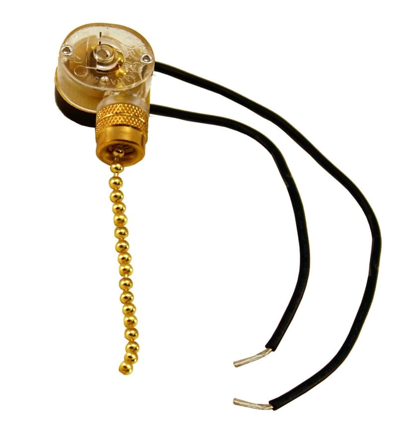 GARDNER BENDER GSW-32 On/Off Single Circuit Pull-Chain Fan and Light Switch