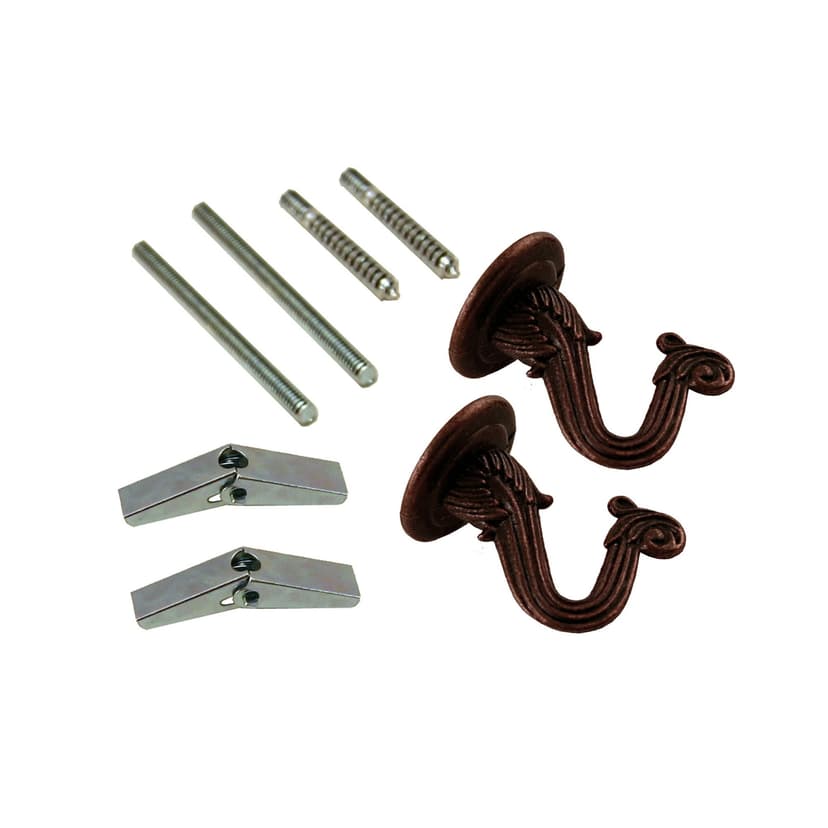 Atron Electro Industries LA712 Swag Hooks, Oil Rubbed Bronze, 2-pk