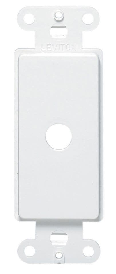 Leviton 80400-740 Decora Plastic Adapter for Rotary Dimmers, White