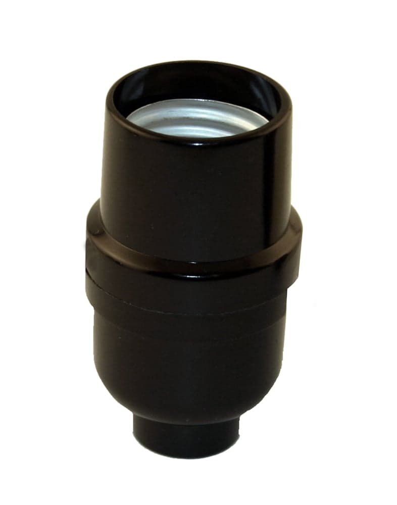 Atron Electro Industries LA1135 Keyless Medium Base Phenolic Socket, 1/8 IP, 660W, 250V, Black
