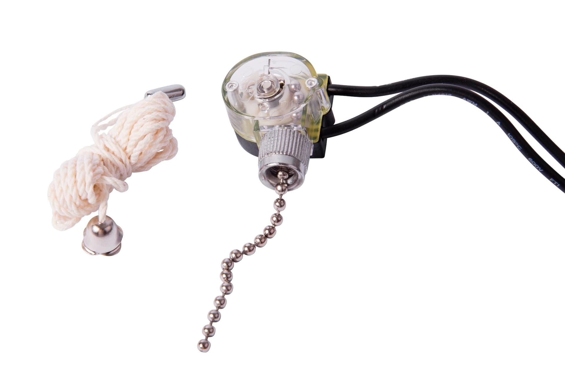 GARDNER BENDER GSW-31 SPST Single Circuit Pull-Chain Switch, Nickel