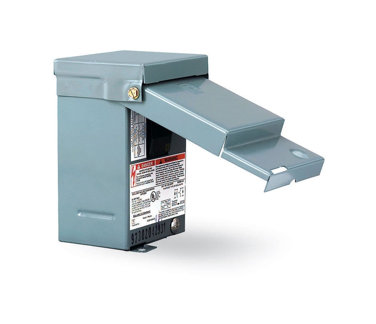 Square D CQO200TR Single Phase Non-Fused Air Conditioning Disconnect Switch, Grey, 60A, 240V