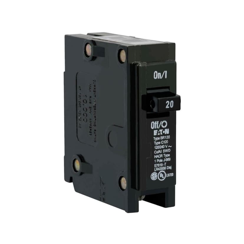Eaton 20 Amp 1-Pole Plug-In Circuit Breaker