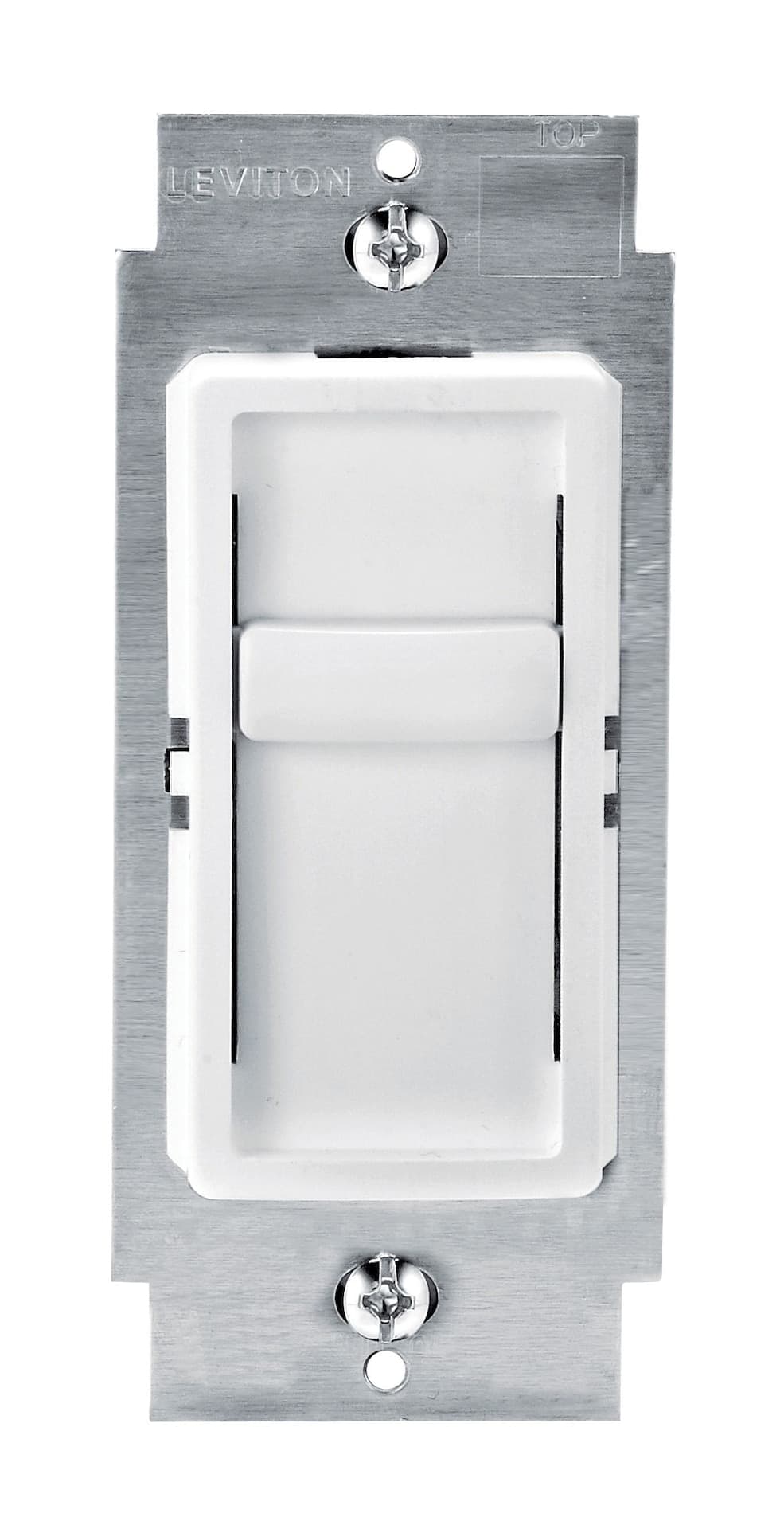 Leviton 06672-742 Decora SureSlide Universal Slide Dimmer, 600W Incandescent, 150W Dimmable LED/CFL, White