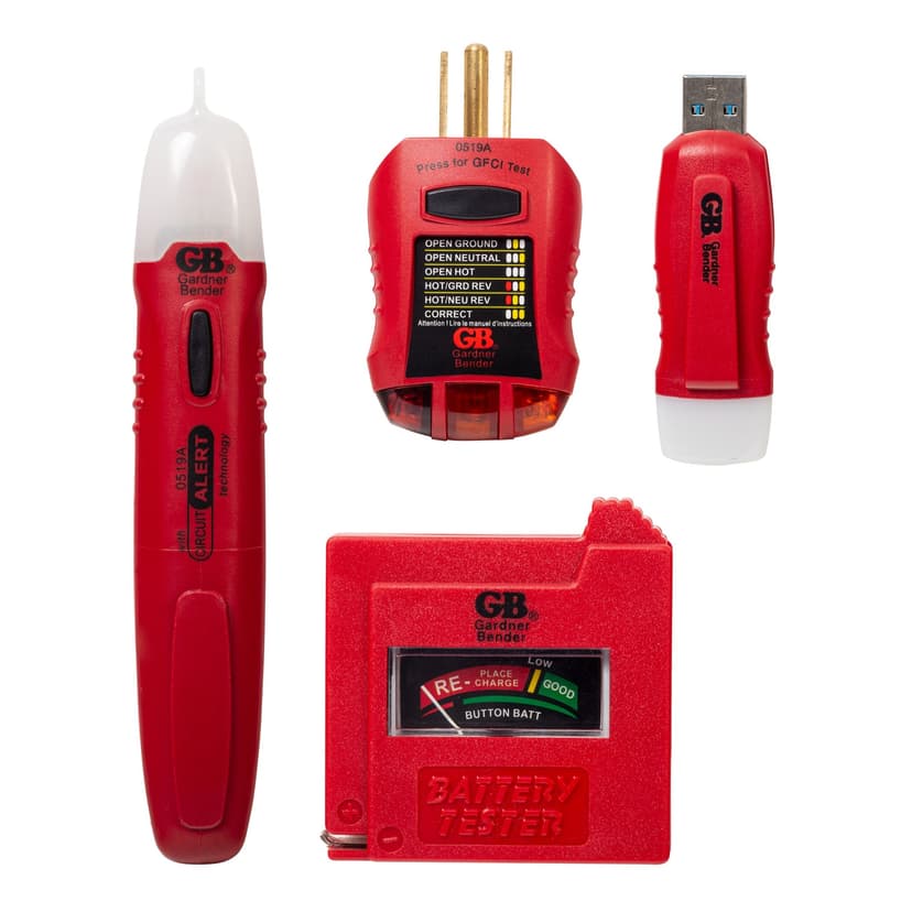 Gardner Bender GK-5 Household Electrical Tester Kit, Red