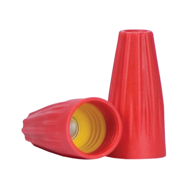 King Innovation 68205 Gorilla Nuts Cushion Grip Copper to Copper Wire Connectors, Red/Yellow, 10-pk