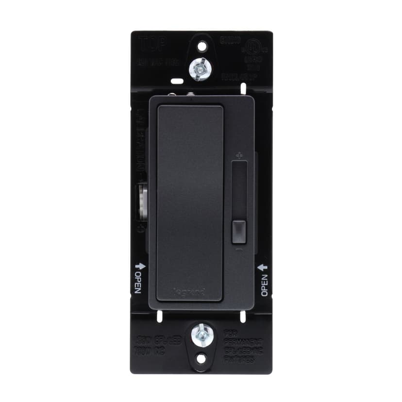 Legrand RHCL453PNI Radiant Preset LED & CFL Paddle Dimmer, 700 W Incandescent/Halogen, 450 W LED/CFL, Graphite