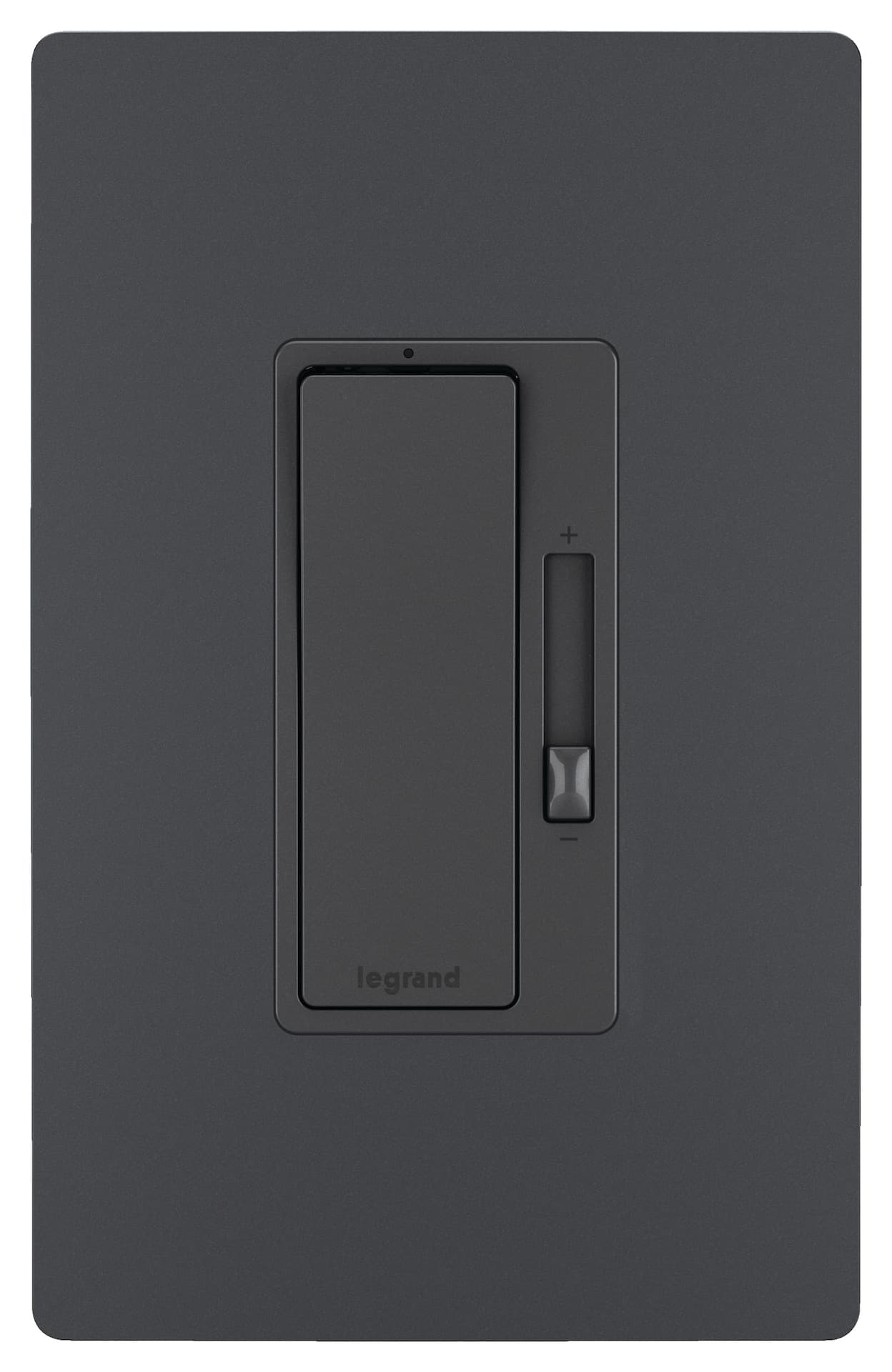 Legrand RWP26GCC6 Radiant Screwless Wallplate, 1 Gang, Graphite