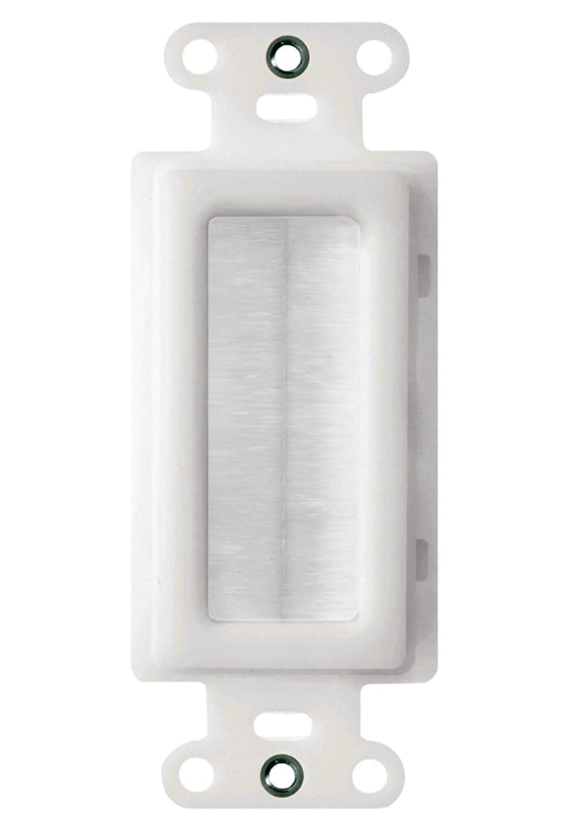 Legrand WP1014-WH-F1 Cable Cable Access Strap/Wall Plate, White