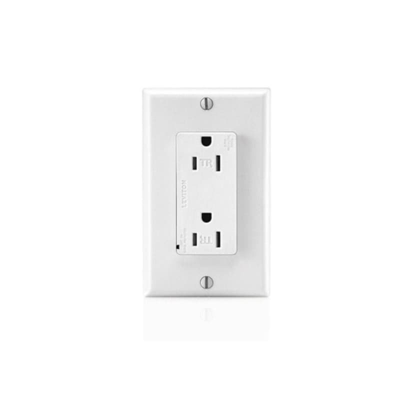 Leviton T5280-732 Decora Tamper-Resistant Surge Protective Duplex Receptacle, 15A, 120V, White