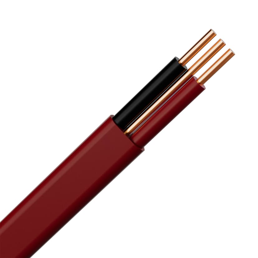 NMD90 Building Wire, 12/2, Red, 164-ft