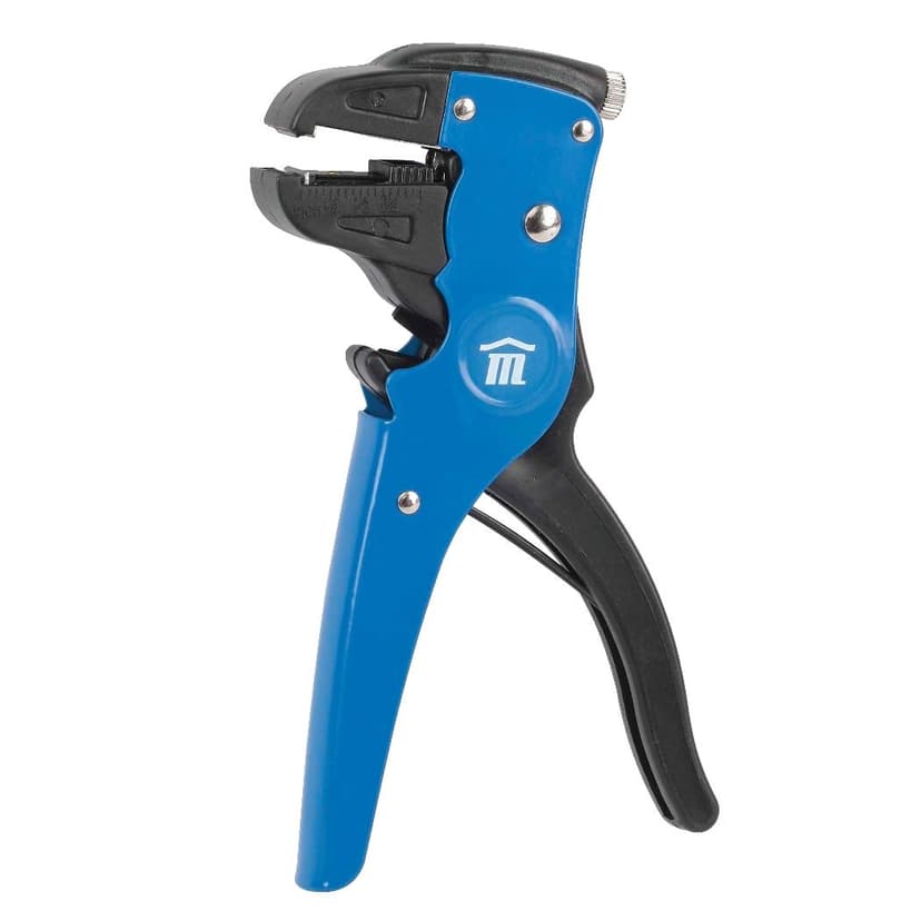 Mastercraft Self-Adjusting Wire Stripper and Cutter Combo, Blue