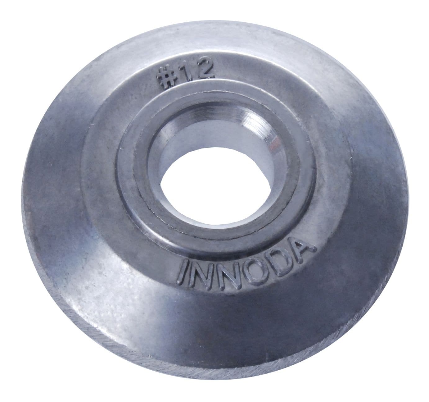 Innoda Motor Shaft Flange with 2 Flange Rings, Black Oxide Coated, 1/2-in