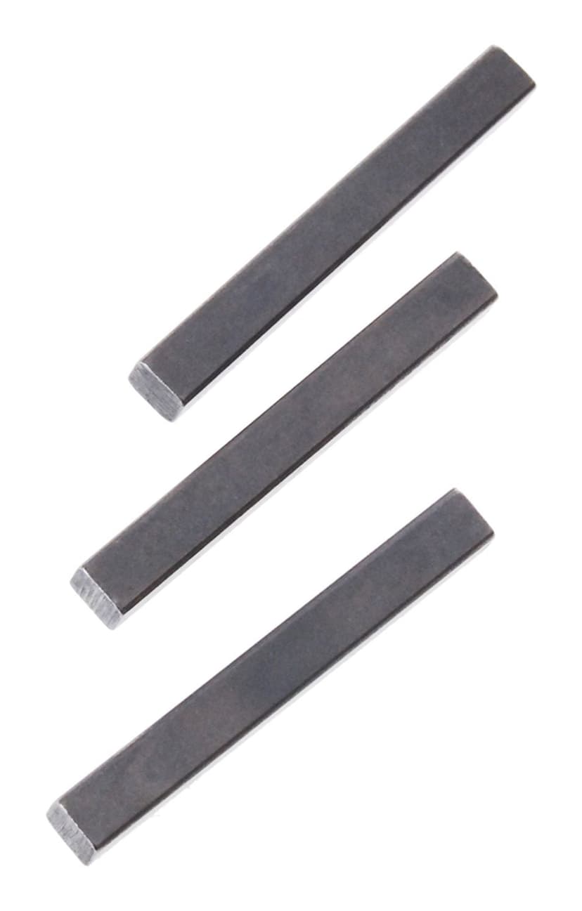 Innoda Square Machine Keys, Carbon Steel, 1/4-in, 3-pk