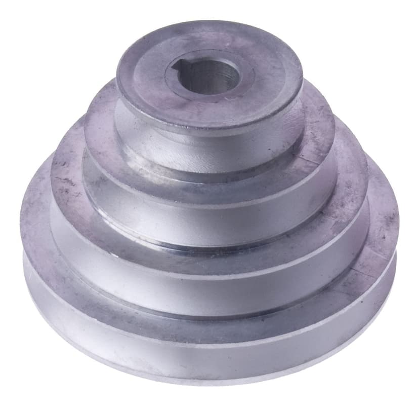 Innoda V-Belt Pulley, 4-Step, Cast Aluminum, 4 x 3/4-in