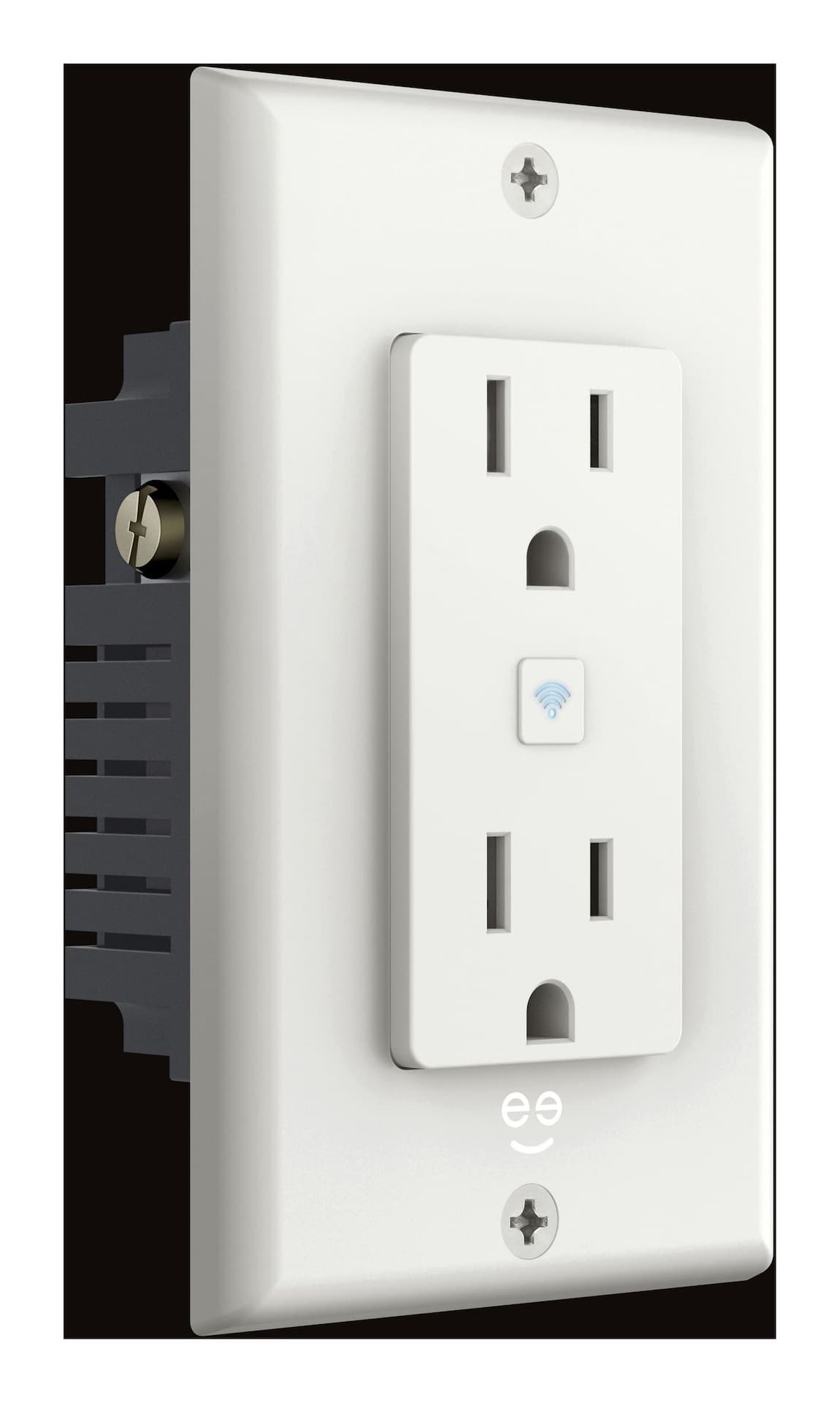 Geeni GN-CWW115-199 CURRENT Smart Wi-Fi in Wall Outlet, White