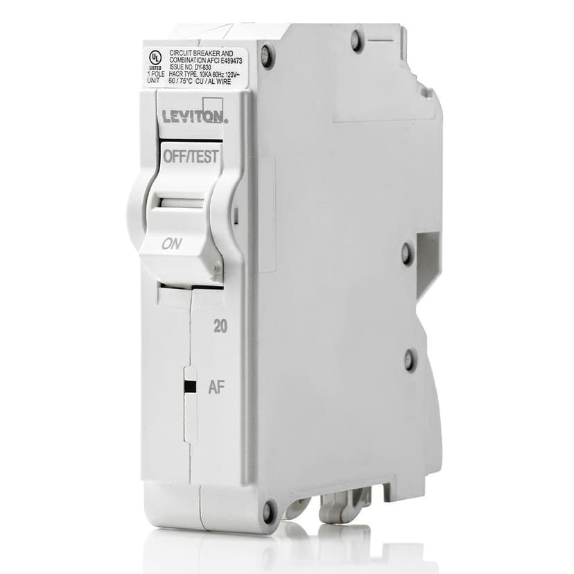 Leviton 20A 1-Pole AFCI Breaker