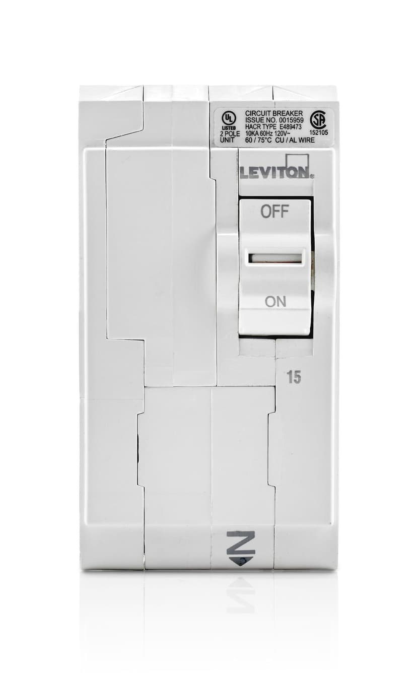 Leviton 15A 2-Pole Breaker