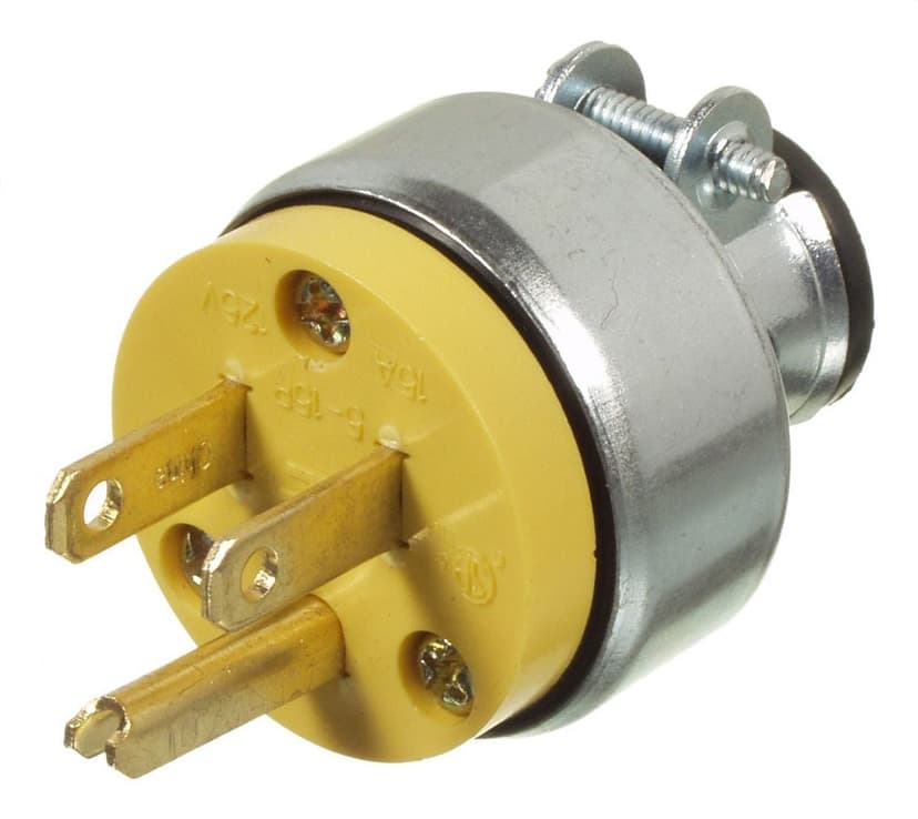 Vista 15A/125V Armoured Plug
