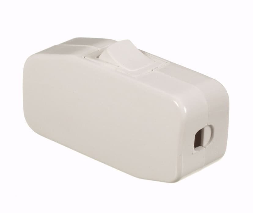 Electrimart Heavy Duty Cord Switch, White